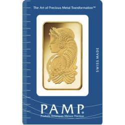 PAMP Fortuna 100g  Zlatna poluga