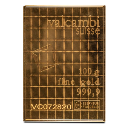 Valcambi Suisse CombiBar zlatne poluge od 100 x 1 grama